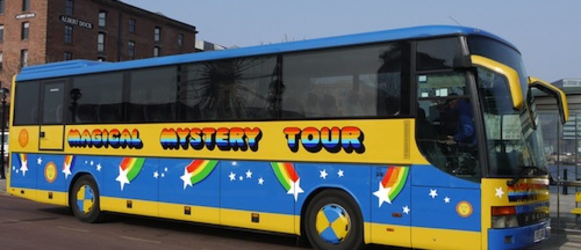 Magical Mystery Tour bus